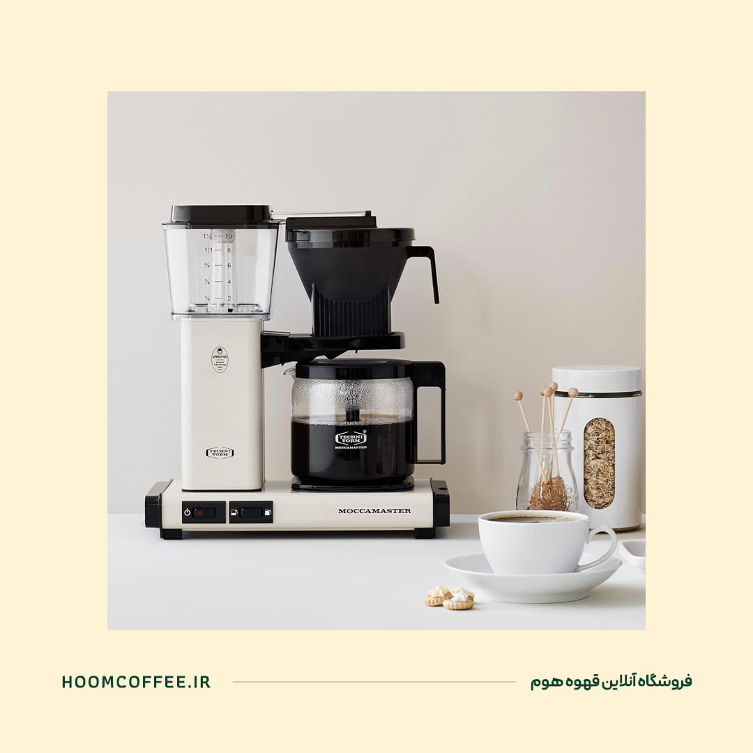  قهوه ساز Moccamaster Select 10-Cup Off-White 