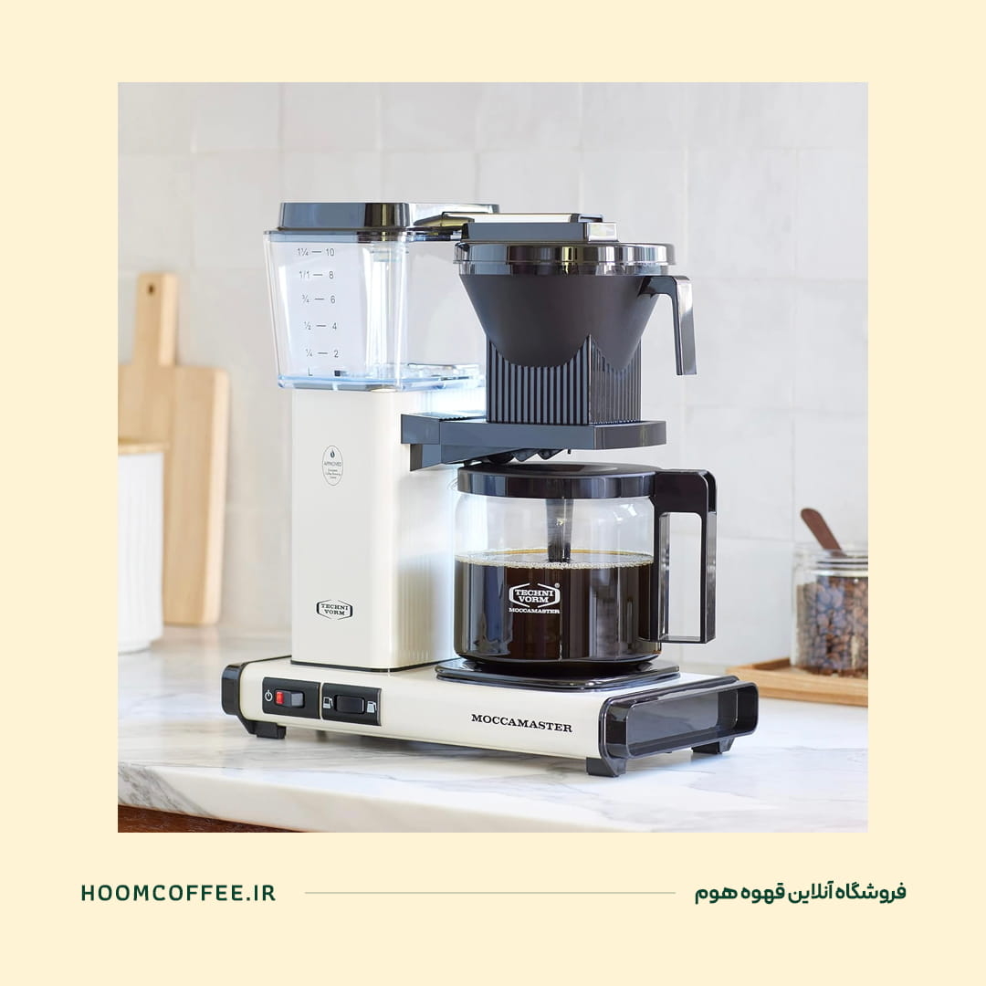  قهوه ساز Moccamaster Select 10-Cup Off-White 